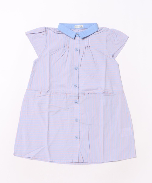 RAGMART（ラグマート）の「シャツワンピース（ワンピース・キッズ・グリーン系その他/チェック/ストライプ・110cm/120cm/130cm/100cm）」の5枚目の写真