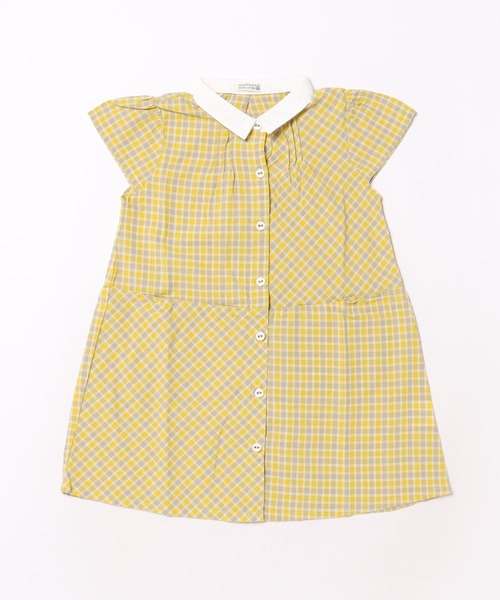 RAGMART（ラグマート）の「シャツワンピース（ワンピース・キッズ・グリーン系その他/チェック/ストライプ・110cm/120cm/130cm/100cm）」の6枚目の写真