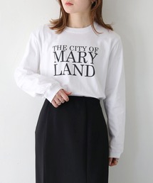 HER CLOSET | 【shemoshelly】WEB限定MARYLANDロゴロンT(Tシャツ/カットソー)