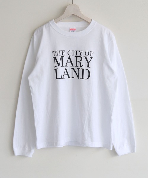 HER CLOSET（ハークローゼット）の「【shemoshelly】WEB限定MARYLANDロゴロンT（Tシャツ/カットソー・レディース・ブラック/オフホワイト・S/M）」の12枚目の写真