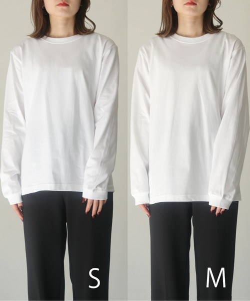 HER CLOSET（ハークローゼット）の「【shemoshelly】WEB限定MARYLANDロゴロンT（Tシャツ/カットソー・レディース・ブラック/オフホワイト・S/M）」の10枚目の写真