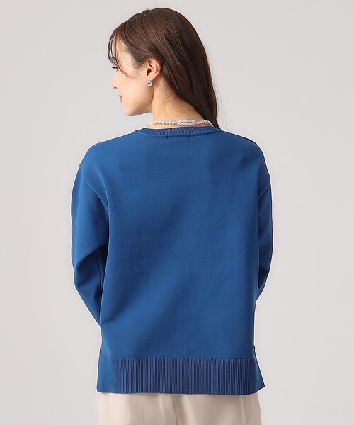 DRESKIP（ドレスキップ）の「◆【洗える/セットアップ可】スポンディッシュ クルーネックニット（ニット/セーター・レディース・ホワイト系5/ブラック/ブルー/ライトベージュ・02/04/03）」の19枚目の写真