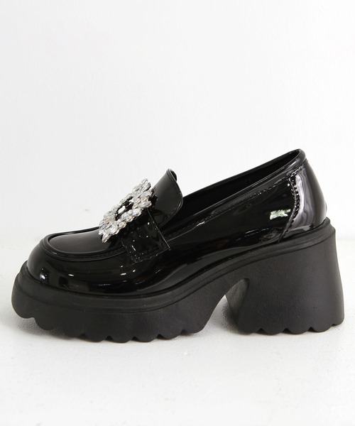 完売⭐︎DIANTE ブラック ローファー 厚底 ローファー 厚底 レディース : ZOZOTOWN Yahoo!店 - 通販