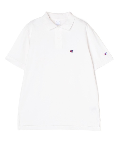 Champion（チャンピオン）の「【Champion】C3-Z358 POLO SHIRT/ポロシャツ/チャンピオン（ポロシャツ・メンズ・チャコール/ブラック/ブラウン/ホワイト/ネイビー・M/XL/L）」の8枚目の写真