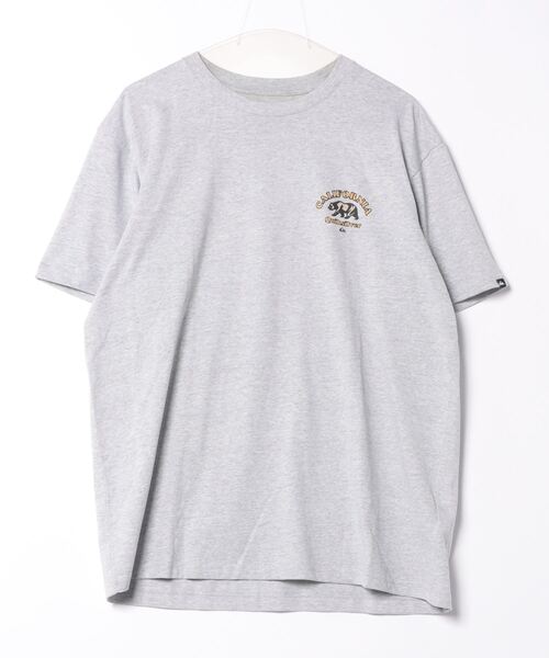 Quiksilver（クイックシルバー）の「CA BEAR COAST MT0/クイックシルバーバックプリント半袖Tシャツ（Tシャツ/カットソー・メンズ・イエロー/グレー・MEDIUM/SMALL/LARGE）」の2枚目の写真