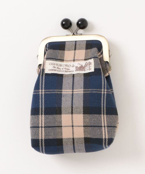 欧州航路(オウシュウコウロ)の「【欧州航路】ブリティッシュタータンがま口(ポーチ・レディース・ベージュ/グリーン/レッド・FREE)」の2枚目の写真