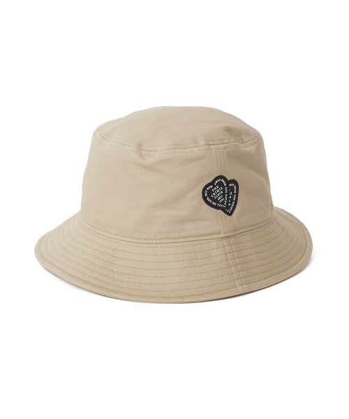 CRIMIE（クライミー）の「BLACK HEART WAPPEN BUCKET HAT / ブラックハート ワッペン バケット ハット（ハット・メンズ・ブラック/ホワイト/ベージュ・M/L）」の3枚目の写真