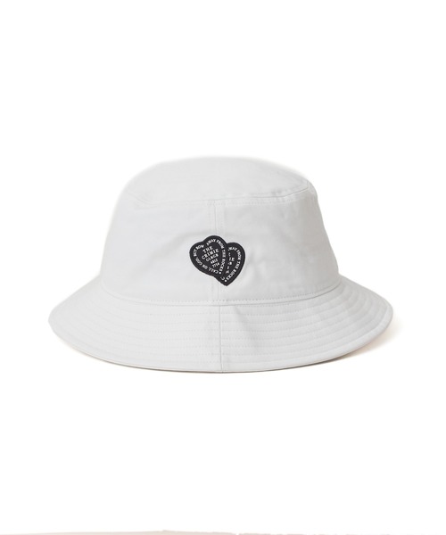 CRIMIE（クライミー）の「BLACK HEART WAPPEN BUCKET HAT / ブラックハート ワッペン バケット ハット（ハット・メンズ・ブラック/ホワイト/ベージュ・M/L）」の7枚目の写真