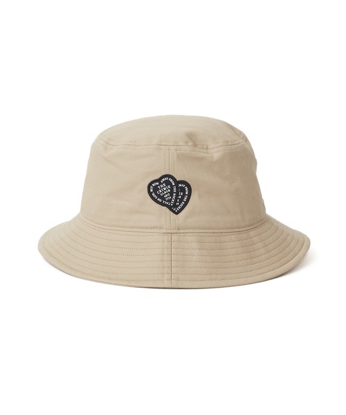 CRIMIE（クライミー）の「BLACK HEART WAPPEN BUCKET HAT / ブラックハート ワッペン バケット ハット（ハット・メンズ・ブラック/ホワイト/ベージュ・M/L）」の10枚目の写真