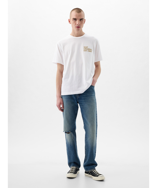 GAP（ギャップ）の「GAP 1969 ロゴ グラフィックTシャツ(ユニセックス)（Tシャツ/カットソー・メンズ・ラベンダー/ネイビー/イエロー/ホワイト/ブラック/その他・XS/S/L/XL/M）」の22枚目の写真