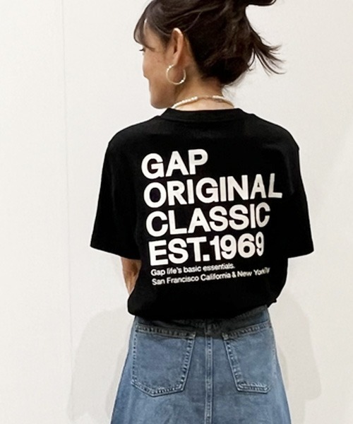 GAP（ギャップ）の「GAP 1969 ロゴ グラフィックTシャツ(ユニセックス)（Tシャツ/カットソー・メンズ・ラベンダー/ネイビー/イエロー/ホワイト/ブラック/その他・XS/S/L/XL/M）」の15枚目の写真