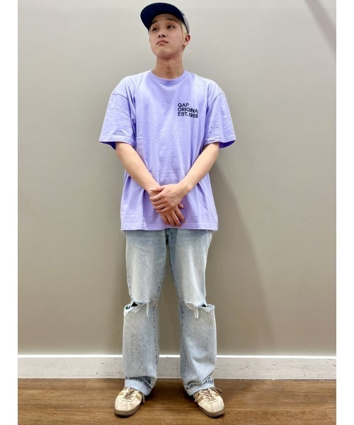 GAP（ギャップ）の「GAP 1969 ロゴ グラフィックTシャツ(ユニセックス)（Tシャツ/カットソー・メンズ・ラベンダー/ネイビー/イエロー/ホワイト/ブラック/その他・XS/S/L/XL/M）」の11枚目の写真