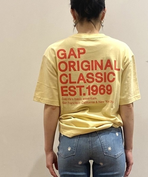 GAP（ギャップ）の「GAP 1969 ロゴ グラフィックTシャツ(ユニセックス)（Tシャツ/カットソー・メンズ・ラベンダー/ネイビー/イエロー/ホワイト/ブラック/その他・XS/S/L/XL/M）」の12枚目の写真