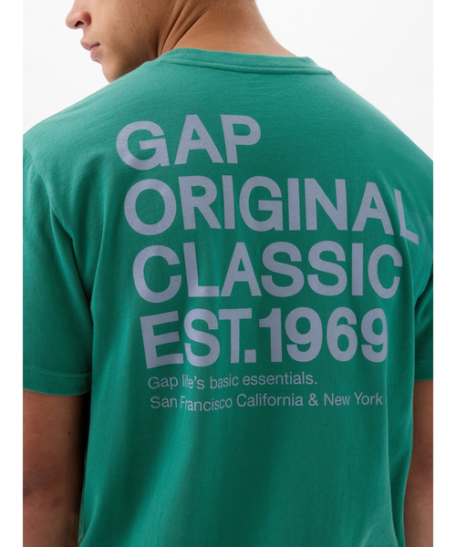 GAP（ギャップ）の「GAP 1969 ロゴ グラフィックTシャツ(ユニセックス)（Tシャツ/カットソー・メンズ・ラベンダー/ネイビー/イエロー/ホワイト/ブラック/その他・XS/S/L/XL/M）」の9枚目の写真