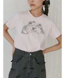 merry jenny | CAT ribbon Tee(Tシャツ/カットソー)