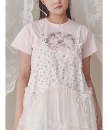 CAT ribbon Tee