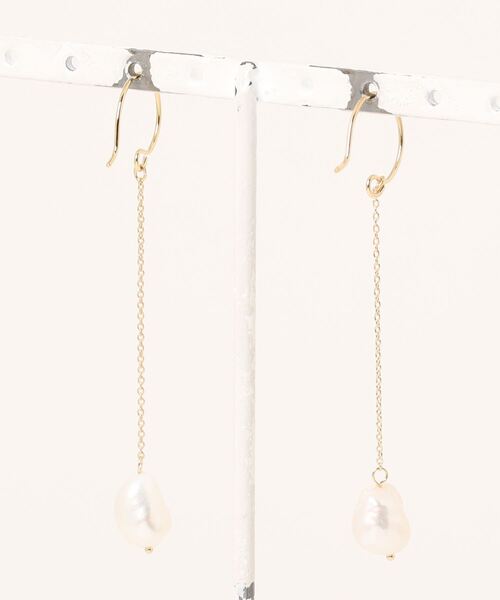 mille blanc(ミルブラン)の「【ニッケルフリー】 淡水パールピアス 日本製(ピアス(両耳用)・レディース・ゴールド系その他2/ゴールド/ゴールド系その他・FREE)」の10枚目の写真