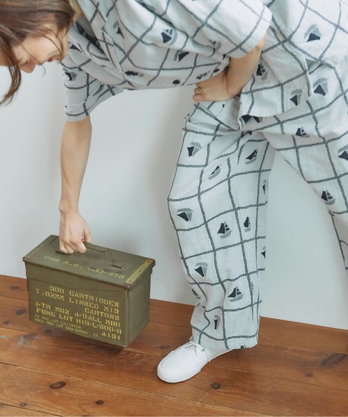 PAR ICI（パーリッシィ）の「ヨットジャカード イージーパンツ