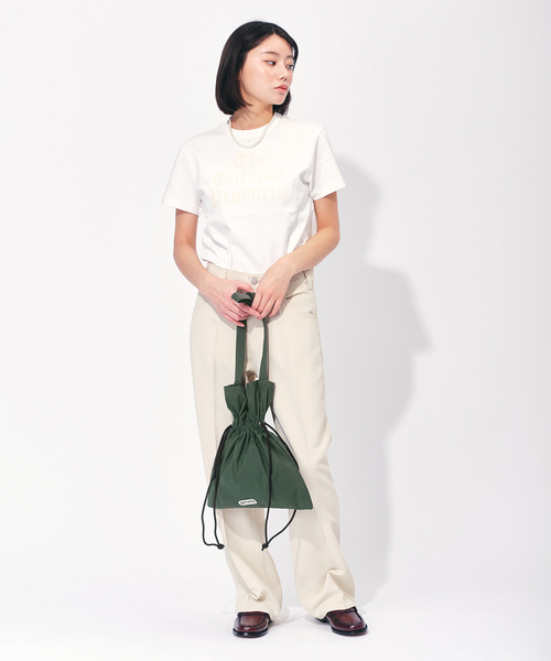 OUTDOOR PRODUCTS Usual Things(アウトドアプロダクツユージュアルシングス)の「EVERYDAY BAG MEDIUM(ショルダーバッグ・レディース・ネイビー/パープル/ホワイト/グリーン/ブラック・FREE)」の9枚目の写真