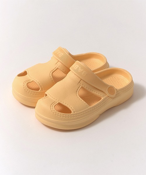 Lycee mine(リセマイン)の「【フロントカバーで安心】EVAサンダル(サンダル・キッズ・モスグリーン/オフホワイト/ライトピンク/ブラック/エメラルド/イエロー・18cm/17cm/16cm/14cm/15cm)」の10枚目の写真