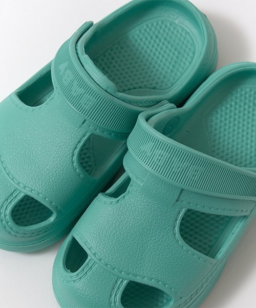 Lycee mine(リセマイン)の「【フロントカバーで安心】EVAサンダル(サンダル・キッズ・モスグリーン/オフホワイト/ライトピンク/ブラック/エメラルド/イエロー・18cm/17cm/16cm/14cm/15cm)」の15枚目の写真