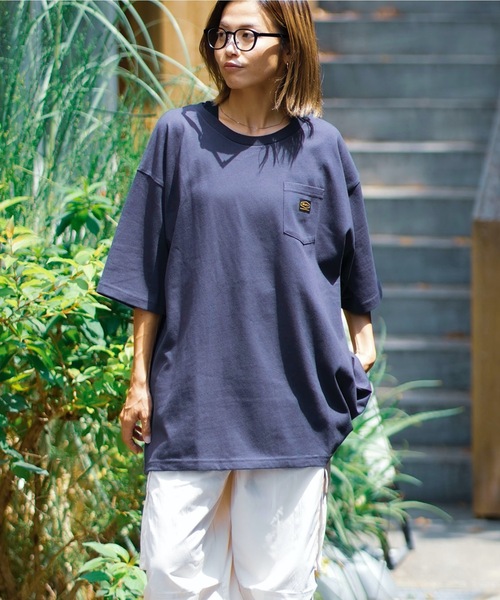 RVCA（ルーカ）の「RVCA メンズ AMERICANA LABEL POCKET TEE Ｔシャツ 【2024年春夏モデル】/ルーカ半袖ワンポイントポケットTシャツ（Tシャツ/カットソー・メンズ・オレンジ系その他/ブラック/ホワイト/ダークネイビー・X-LARGE/SMALL/MEDIUM/LARGE）」の15枚目の写真