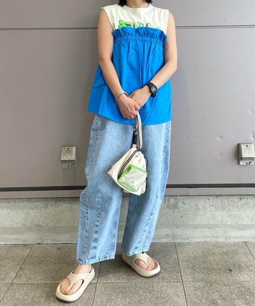 RODEO CROWNS WIDE BOWL（ロデオクラウンズワイドボウル）の「RELAX SANDALS（サンダル・レディース・ライトベージュ/ブラック・LARGE/MEDIUM）」の15枚目の写真