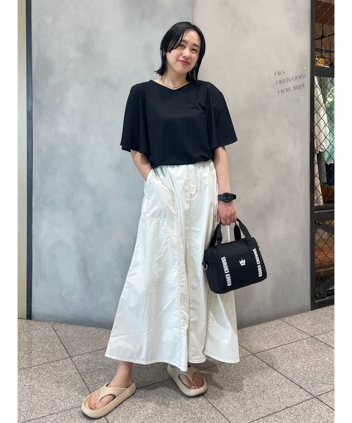 RODEO CROWNS WIDE BOWL（ロデオクラウンズワイドボウル）の「RELAX SANDALS（サンダル・レディース・ライトベージュ/ブラック・LARGE/MEDIUM）」の14枚目の写真