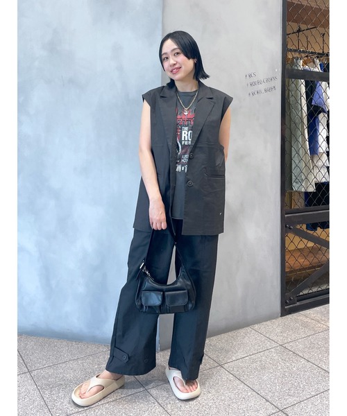 RODEO CROWNS WIDE BOWL（ロデオクラウンズワイドボウル）の「RELAX SANDALS（サンダル・レディース・ライトベージュ/ブラック・LARGE/MEDIUM）」の21枚目の写真