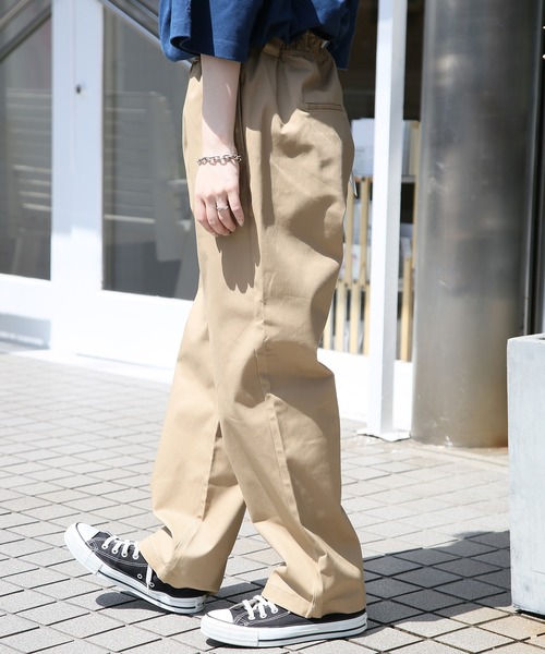 Dickies（ディッキーズ）の「【Dickies】ツイルイージーパンツ /3187-6400（その他パンツ・レディース・カーキ/ブラック/マルチ/ブルー/グリーン/ベージュ/ネイビー・M/L）」の14枚目の写真