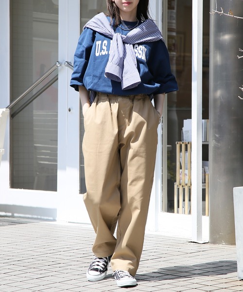 Dickies（ディッキーズ）の「【Dickies】ツイルイージーパンツ /3187-6400（その他パンツ・レディース・カーキ/ブラック/マルチ/ブルー/グリーン/ベージュ/ネイビー・M/L）」の16枚目の写真