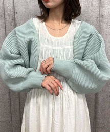 byYOUANCE | ボリュームスリーブニットボレロ(カーディガン/ボレロ)