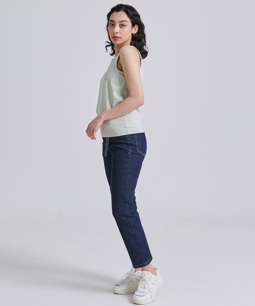 Eddie Bauer(エディーバウアー)の「プレーティング天竺 タンクトップ(タンクトップ・レディース・ライトグリーン/ダークオレンジ/ブラック・XL/L/M/S)」の5枚目の写真