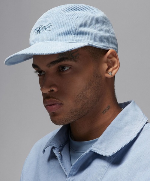 JORDAN BRAND（ジョーダンブランド）の「JORDAN BRAND U J AW84 JUMPMAN CAP FV5297（キャップ・メンズ・ブルー/ブラック・MEDIUM）」の11枚目の写真