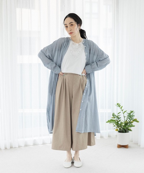 セール】【みんなのリクエストパンツ】爽やかすっきりスカーチョ[プチ