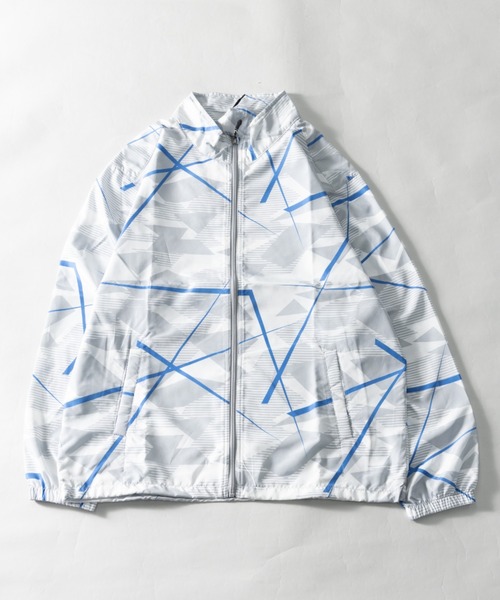 NYLAUS(ナイラス)の「UVカット/撥水 ポケッタブル スタンドカラー ウィンドブレーカー(ナイロンジャケット・メンズ・ブラック/A/C/ネイビー/B・M/L/LL)」の4枚目の写真