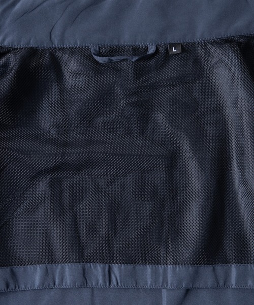 NYLAUS(ナイラス)の「UVカット/撥水 ポケッタブル スタンドカラー ウィンドブレーカー(ナイロンジャケット・メンズ・ブラック/A/C/ネイビー/B・M/L/LL)」の8枚目の写真