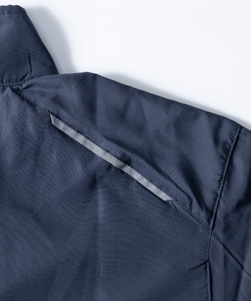 NYLAUS(ナイラス)の「UVカット/撥水 ポケッタブル スタンドカラー ウィンドブレーカー(ナイロンジャケット・メンズ・ブラック/A/C/ネイビー/B・M/L/LL)」の12枚目の写真