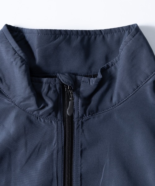 NYLAUS(ナイラス)の「UVカット/撥水 ポケッタブル スタンドカラー ウィンドブレーカー(ナイロンジャケット・メンズ・ブラック/A/C/ネイビー/B・M/L/LL)」の7枚目の写真