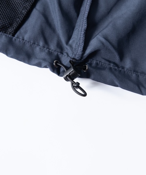 NYLAUS(ナイラス)の「UVカット/撥水 ポケッタブル スタンドカラー ウィンドブレーカー(ナイロンジャケット・メンズ・ブラック/A/C/ネイビー/B・M/L/LL)」の13枚目の写真