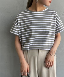 ORCIVAL | [ORCIVAL/オーシバル] ワイドシルエット ボートネックTシャツ(Tシャツ/カットソー)