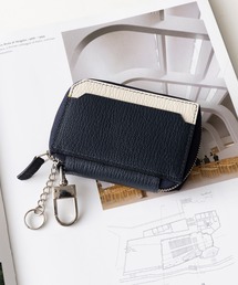 L'arcobaleno（ラルコバレーノ）の「【L'arcobaleno】別注カラーあり ラルコバレーノ スマートWキーケース（キーケース/キーアクセサリー）」