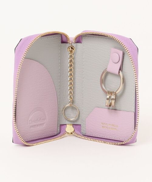 【新品未使用】定価2.2万L'arcobaleno ラベンダーレザー キーケース 新品未使用】定価2.2万L´arcobaleno ラベンダーレザー キーケース