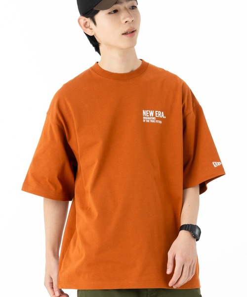 NEW ERA(ニューエラ)の「ニューエラ 半袖Tシャツ ONSPOTZ別注 オーバーサイズ(Tシャツ/カットソー・メンズ・ホワイト/ブラック/ダークグレー/マスタード/オレンジ/ピンク/ストーン/オリーブ・M/L/XL/XXL/S)」の8枚目の写真