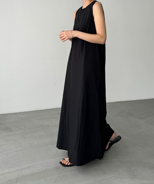 CANAL JEAN（キャナルジーン）の「El mar　ナイロン混タンクワンピース（ワンピース・レディース・ブラック/イエロー・ONE SIZE）」の2枚目の写真