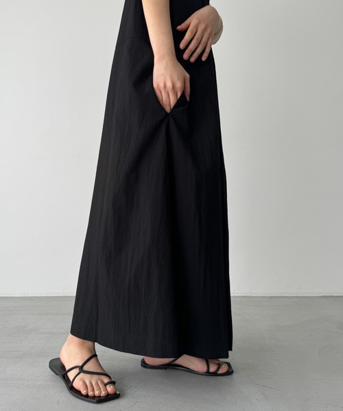 CANAL JEAN（キャナルジーン）の「El mar　ナイロン混タンクワンピース（ワンピース・レディース・ブラック/イエロー・ONE SIZE）」の6枚目の写真