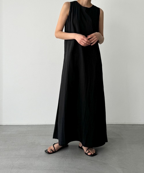 CANAL JEAN（キャナルジーン）の「El mar　ナイロン混タンクワンピース（ワンピース・レディース・ブラック/イエロー・ONE SIZE）」の7枚目の写真