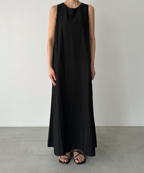 CANAL JEAN（キャナルジーン）の「El mar　ナイロン混タンクワンピース（ワンピース・レディース・ブラック/イエロー・ONE SIZE）」の8枚目の写真