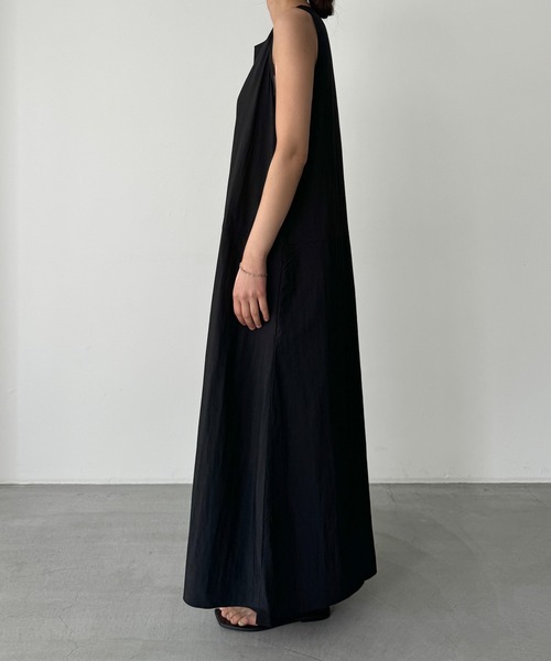 CANAL JEAN（キャナルジーン）の「El mar　ナイロン混タンクワンピース（ワンピース・レディース・ブラック/イエロー・ONE SIZE）」の9枚目の写真