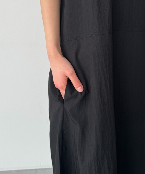 CANAL JEAN（キャナルジーン）の「El mar　ナイロン混タンクワンピース（ワンピース・レディース・ブラック/イエロー・ONE SIZE）」の12枚目の写真